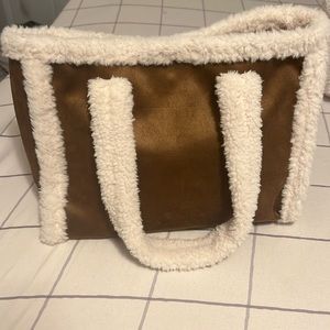 Small fuzzy purse